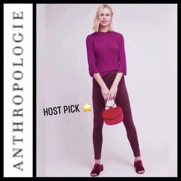 Anthropologie Pants - NWOT⭐️HP⭐️Anthro Sanctuary Hi-Rise Faux Suede Legging